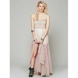 Blush Pink Tulle Chifon Dress
